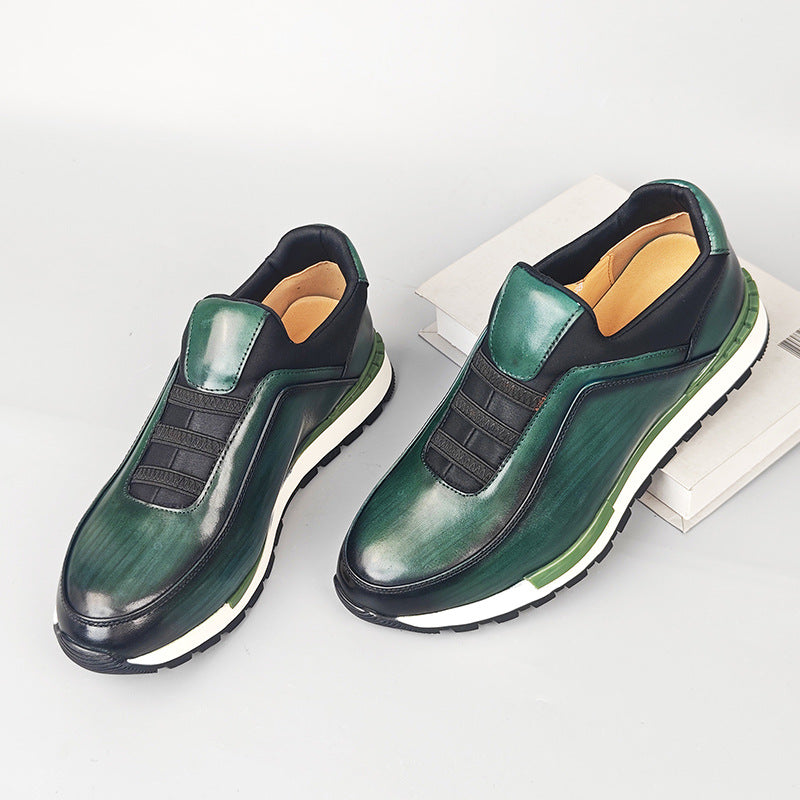 Chaussures en cuir décontractées pour hommes