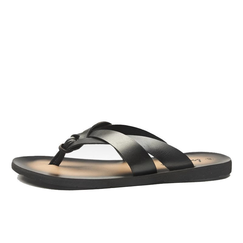 Tongs en cuir