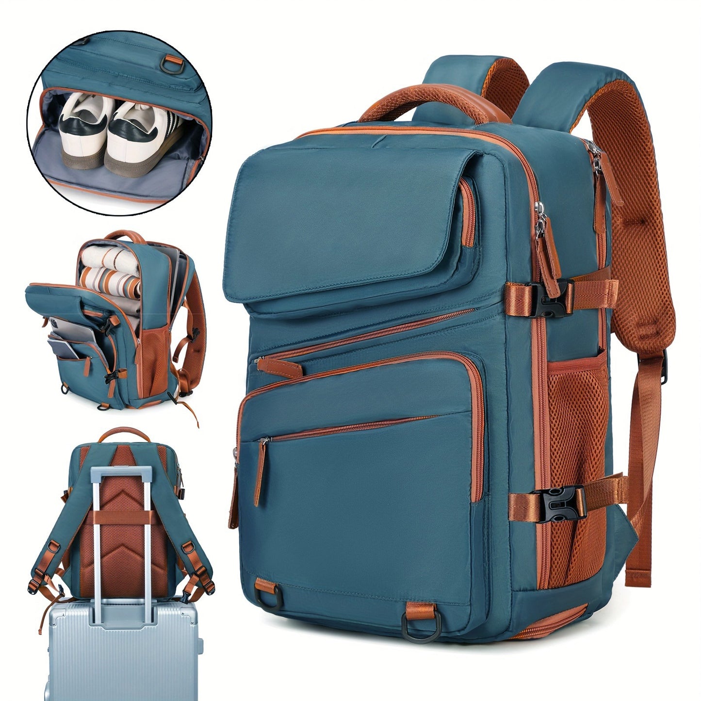 Sac à dos de voyage extensible