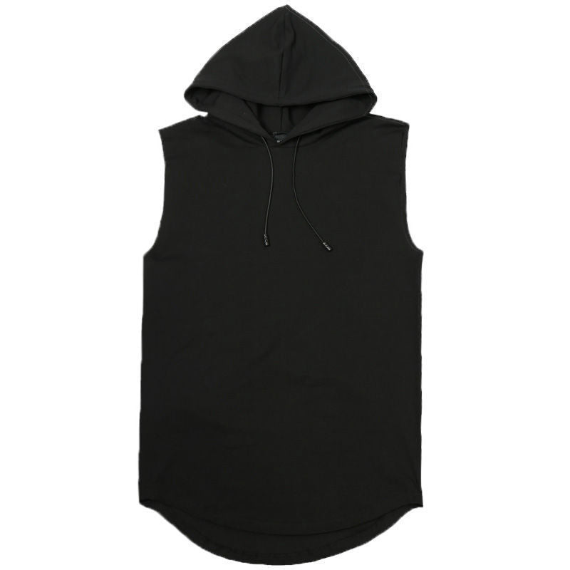Habit :Sweat à capuche sans manches pour homme