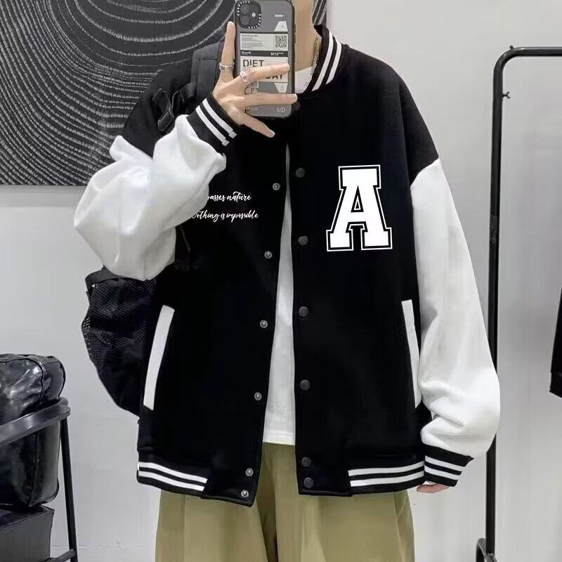 Veste de baseball style américain pour hommes