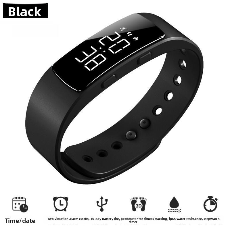 Montre réveil à vibration silencieuse multifonction