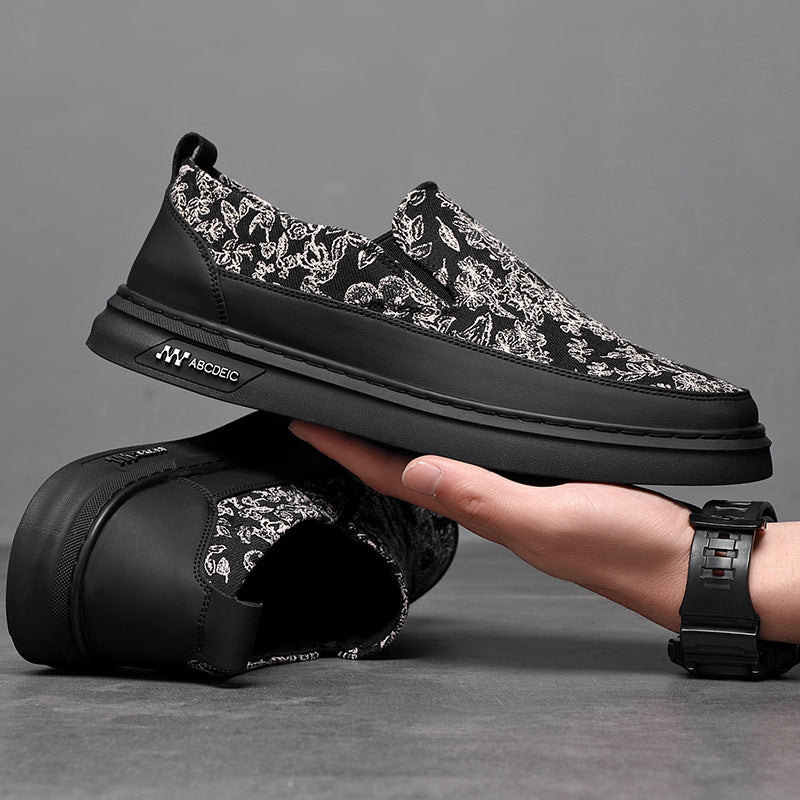 Chaussures décontractées à enfiler pour hommes en mesh respirant