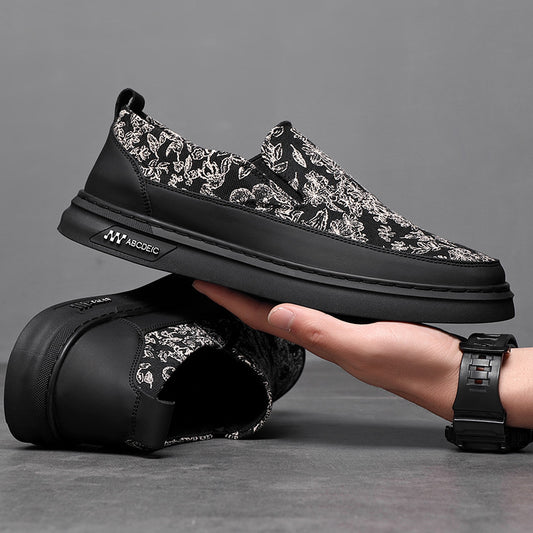 Chaussures décontractées à enfiler pour hommes en mesh respirant