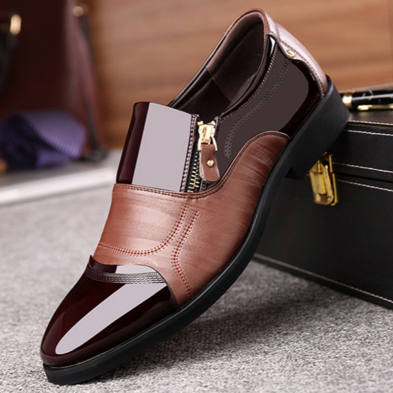 Mocassins en cuir décontractés de style britannique pour hommes