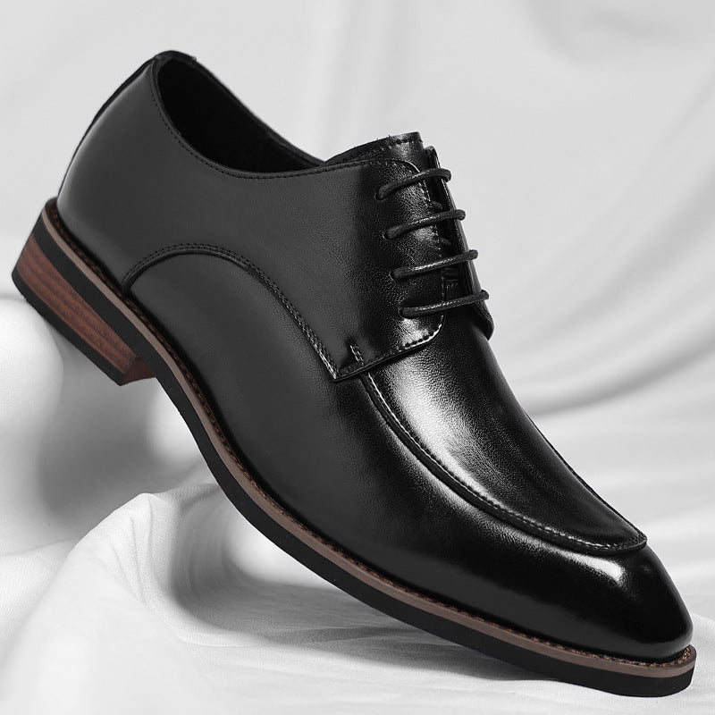 Chaussures pour hommes Dropshipping transfrontalier Grande taille Nouvelles chaussures en cuir Chaussures élégantes pour hommes d'affaires Chaussures formelles Tendance Chaussures de gentleman britannique