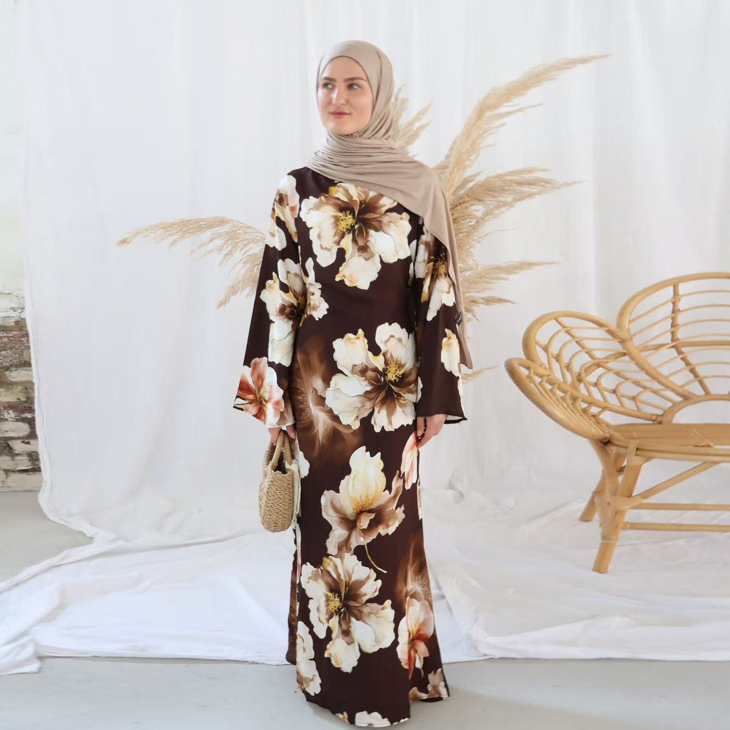 Robe imprimée grande taille