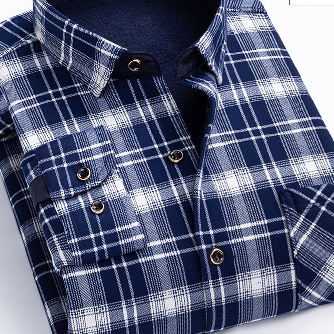 Chemise à carreaux pour homme