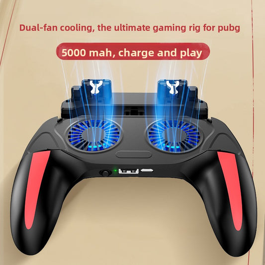 Poignée de manette de jeu avec refroidissement à double ventilateur H10