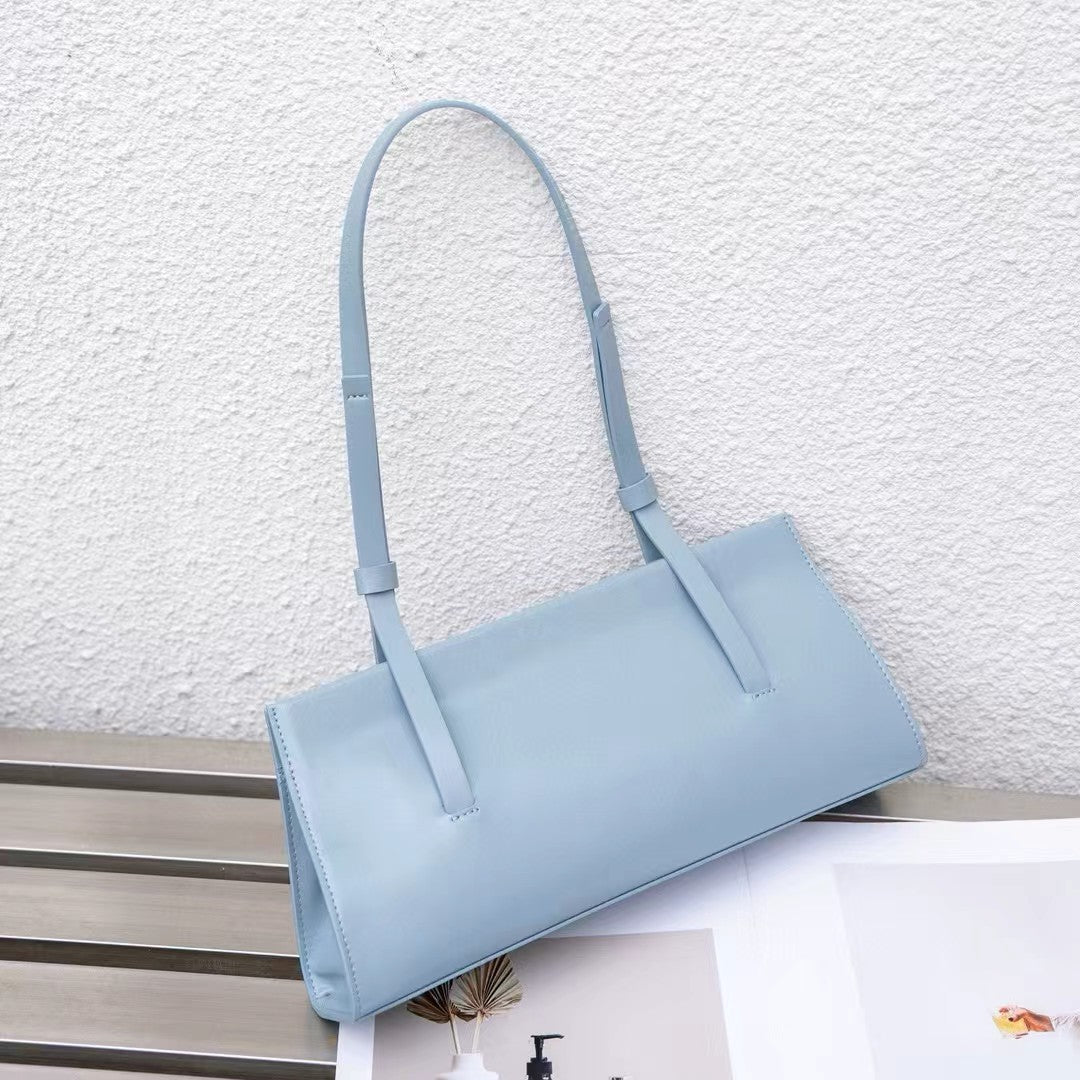 Sac bandoulière en cuir véritable style français