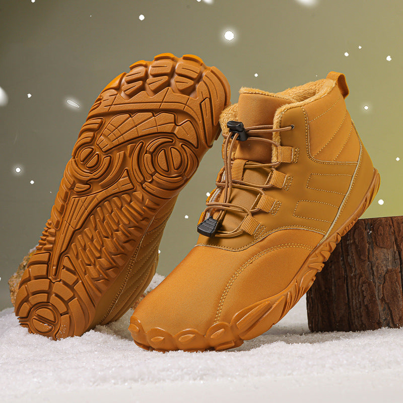 Bottes d'hiver imperméables avec doublure en polaire