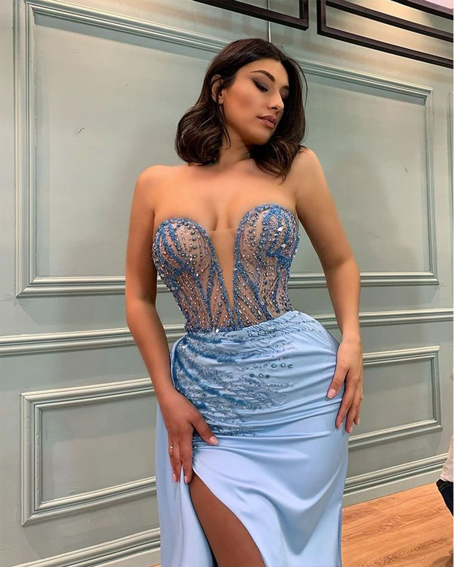 Robe de soirée longue élégante