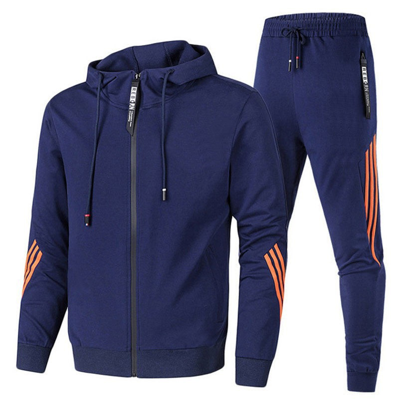 Habit :Ensemble sweat-shirt a capuche imprime et pantalon de sport