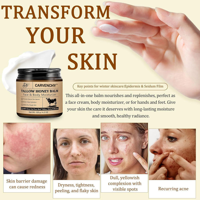 crème hydratante pour le visage au beurre naturel