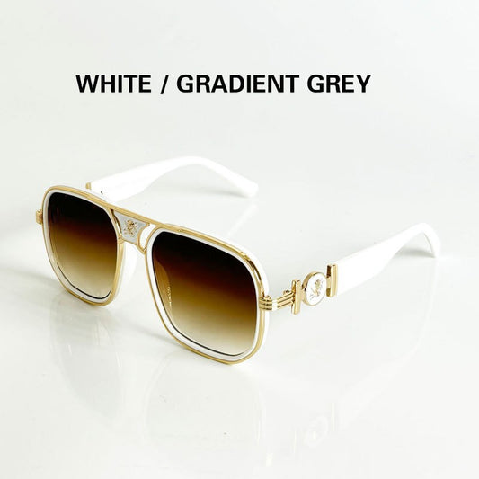 Lunettes de soleil polarisées à monture métallique classique avec protection UV400