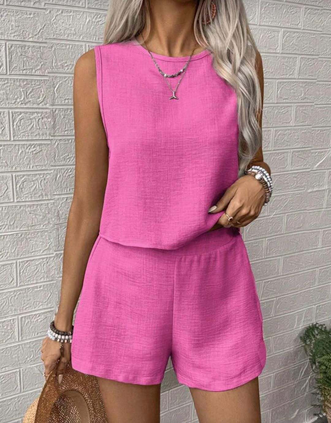 Gilet et short décontractés
