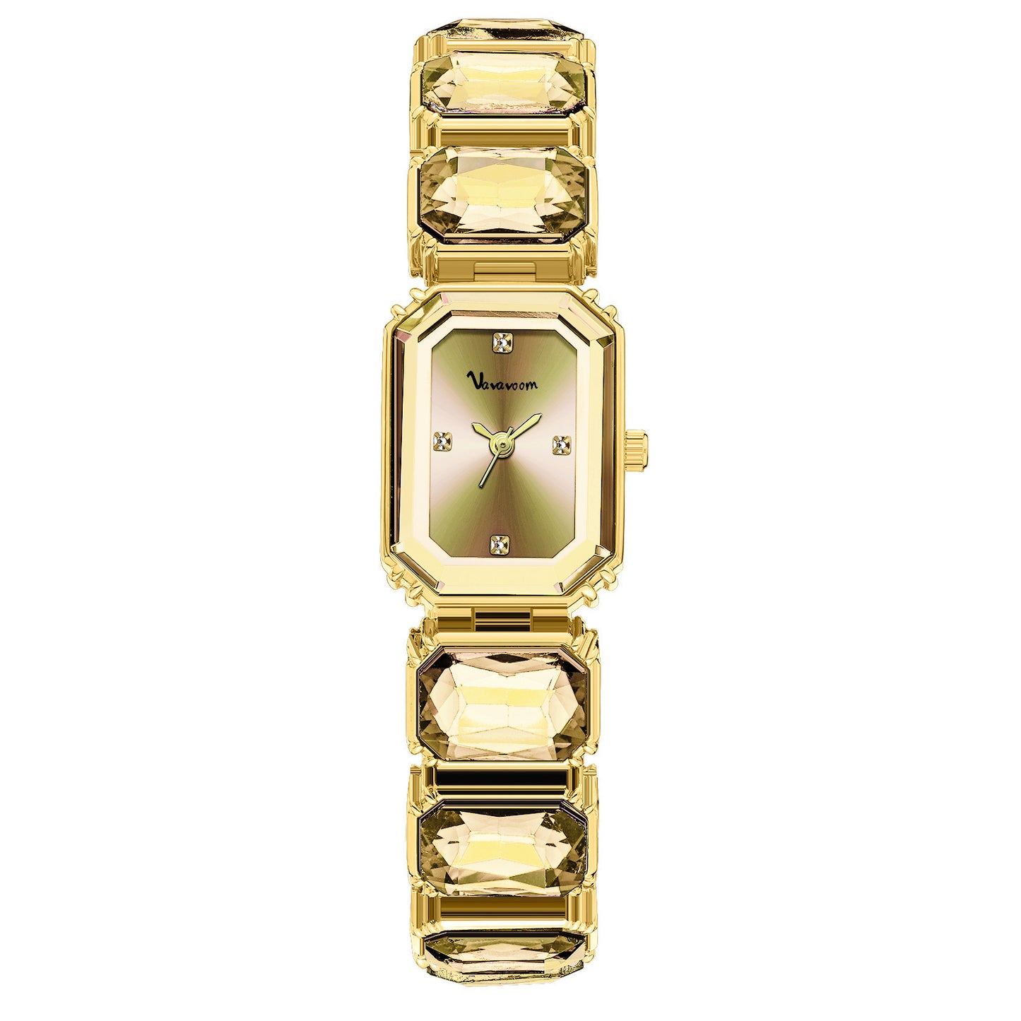 Montre pour femme en quartz à cadran carré