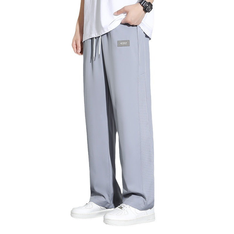 Pantalon décontracté avec poches zippées