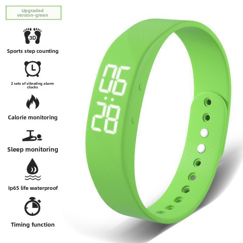 Montre réveil à vibration silencieuse multifonction