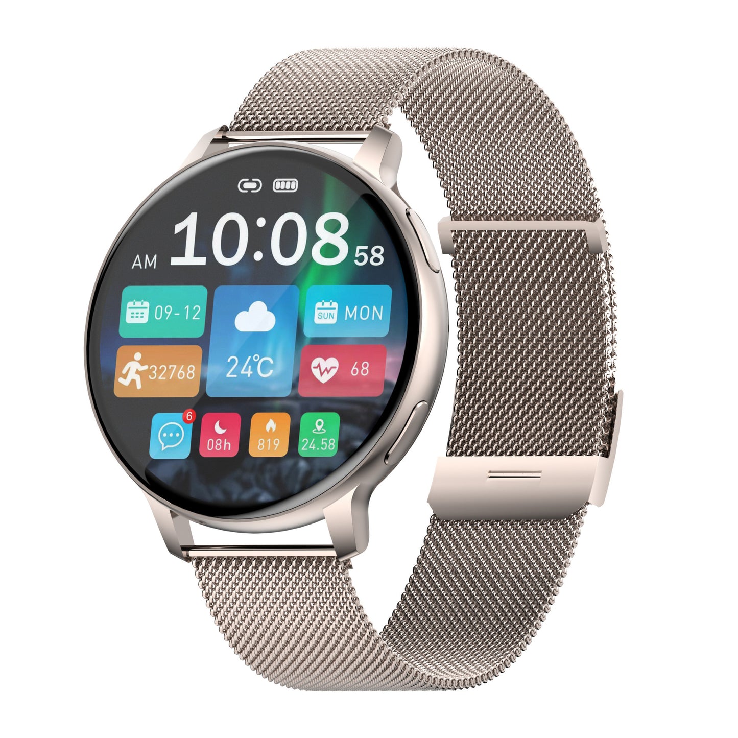 Montre intelligente Bluetooth S53 avec suivi de santé