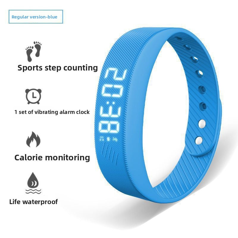 Montre réveil à vibration silencieuse multifonction