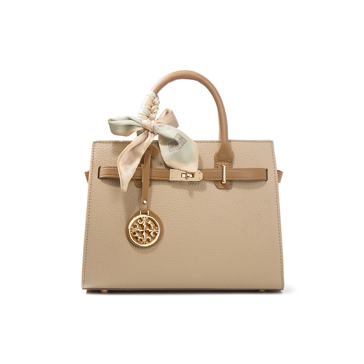 Sac bandoulière élégant en cuir PU avec détail nœud
