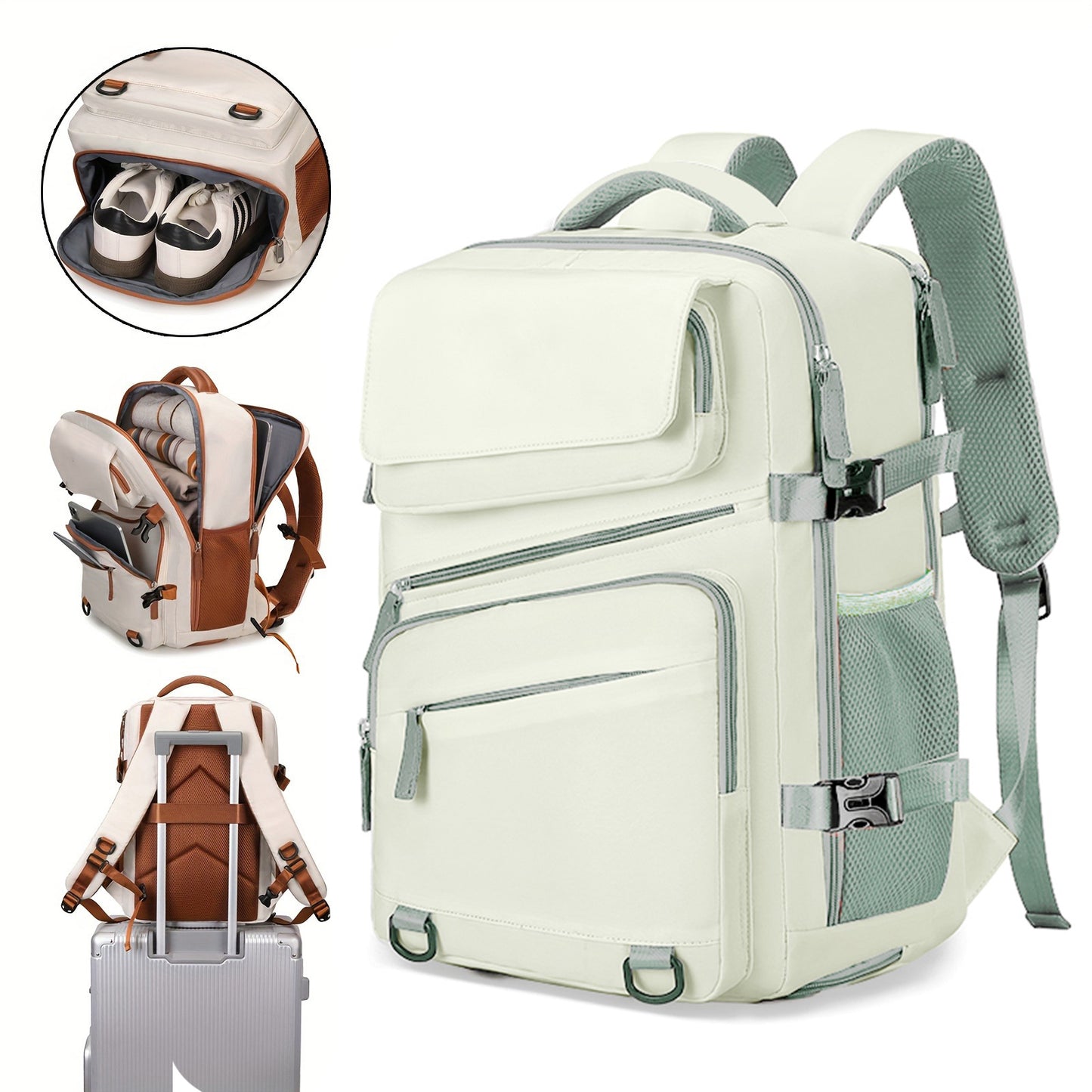 Sac à dos de voyage extensible