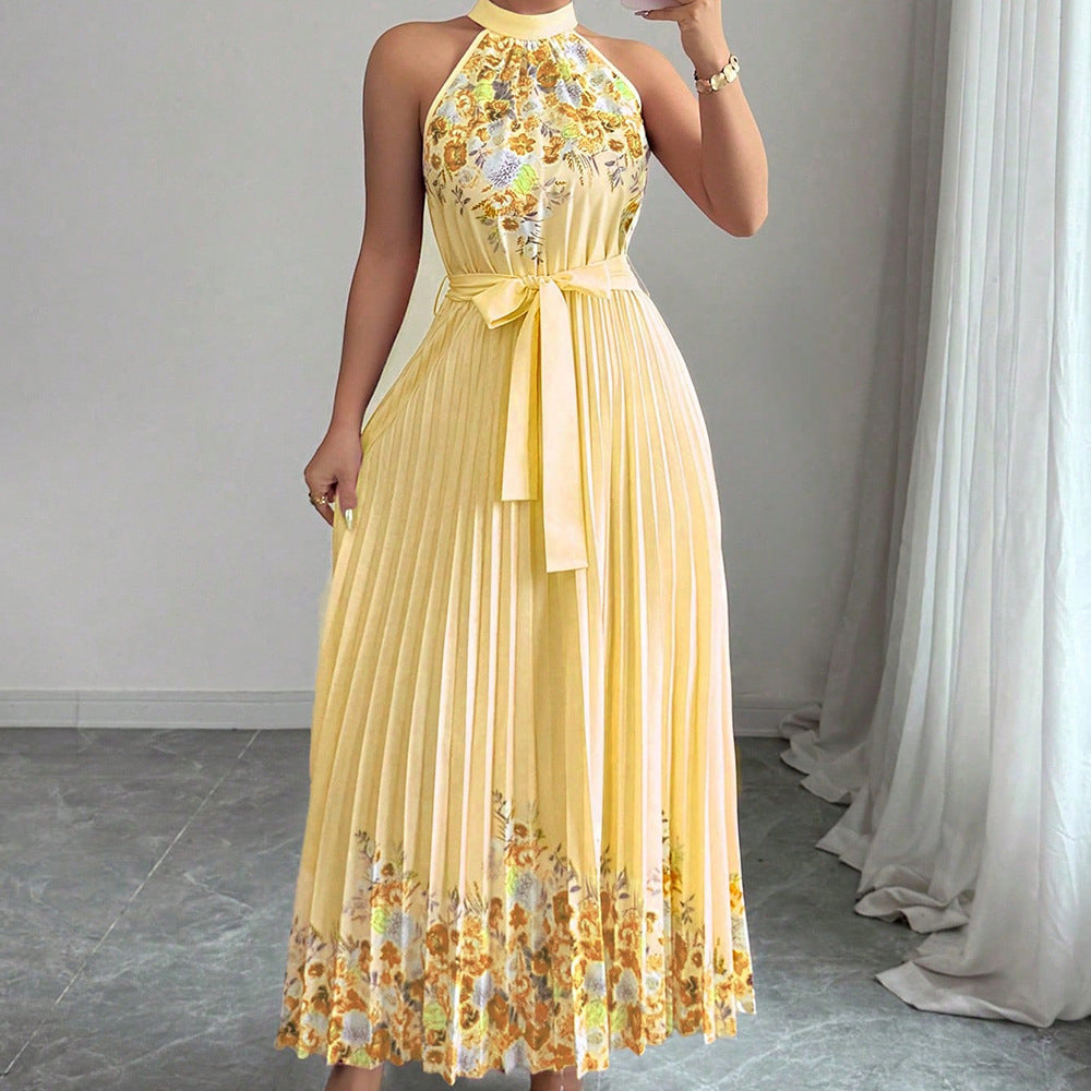 Robe à manches longues en dentelle ajourée