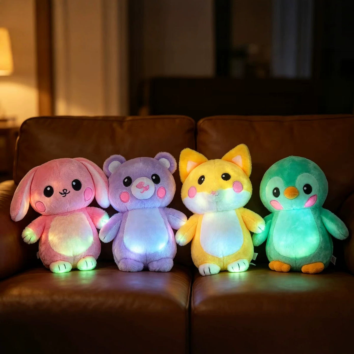 Peluche lumineuse à LED
