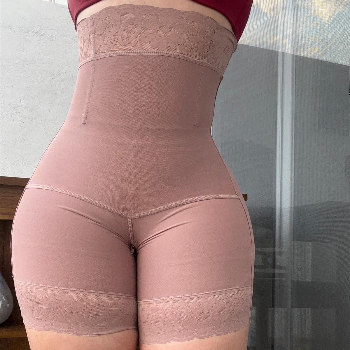 Pantalon Sculptant Sans Couture pour Femme Taille Haute Contrôle du Ventre