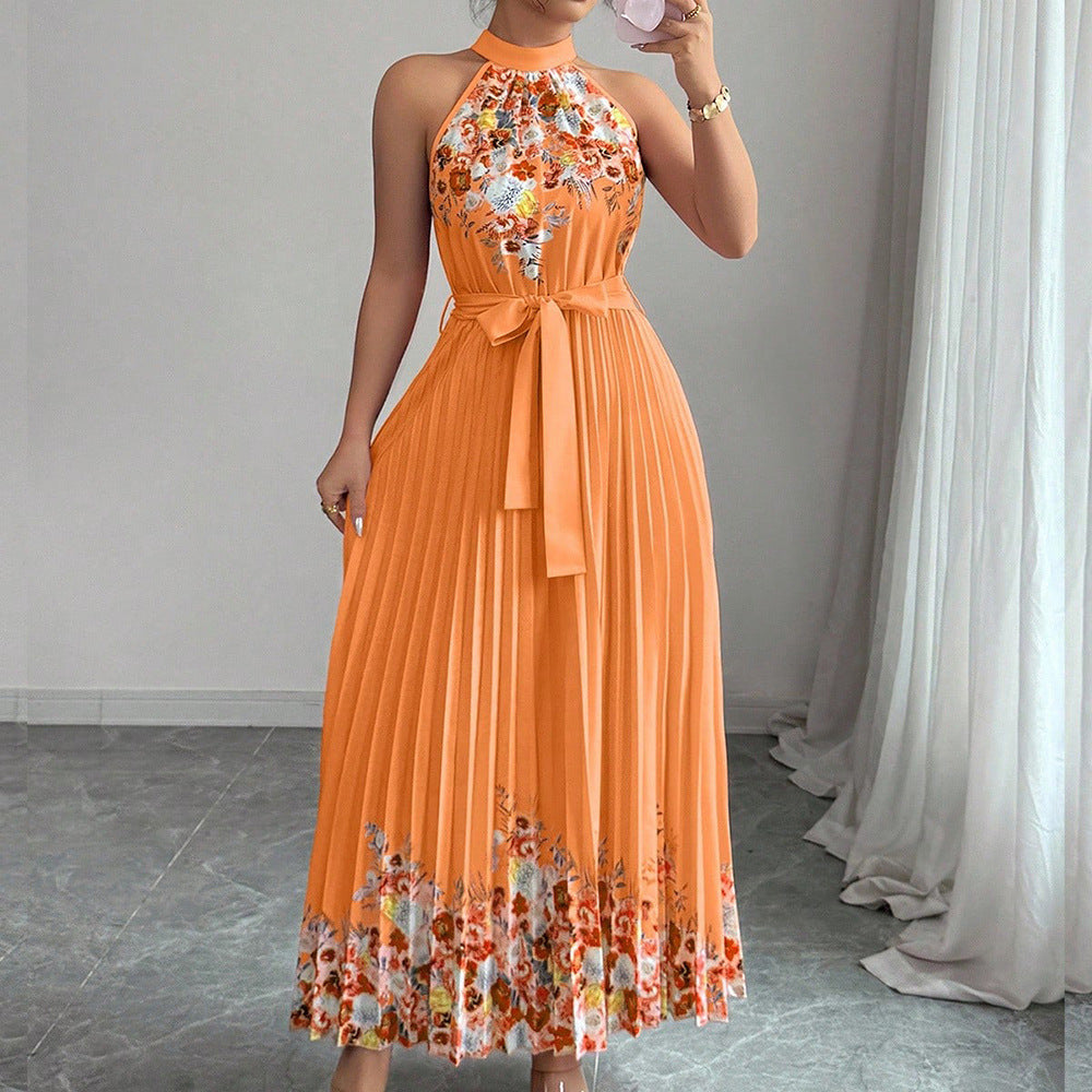 Robe à manches longues en dentelle ajourée