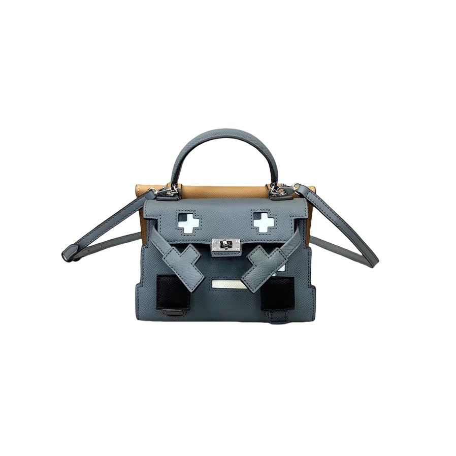 Sac à main élégant en cuir Mosaic Doll