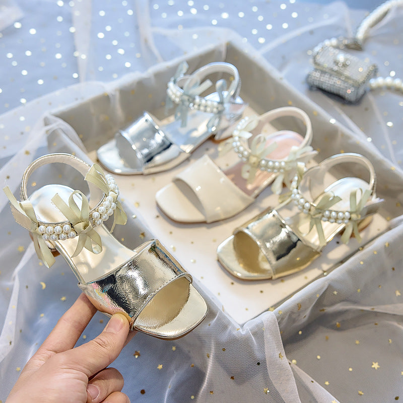 Sandales d'été pour filles style princesse