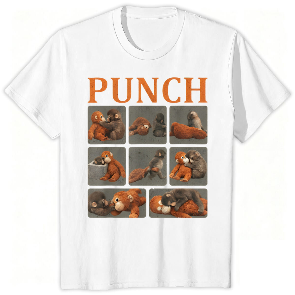 T-shirt à motif graphique Punch Monkey