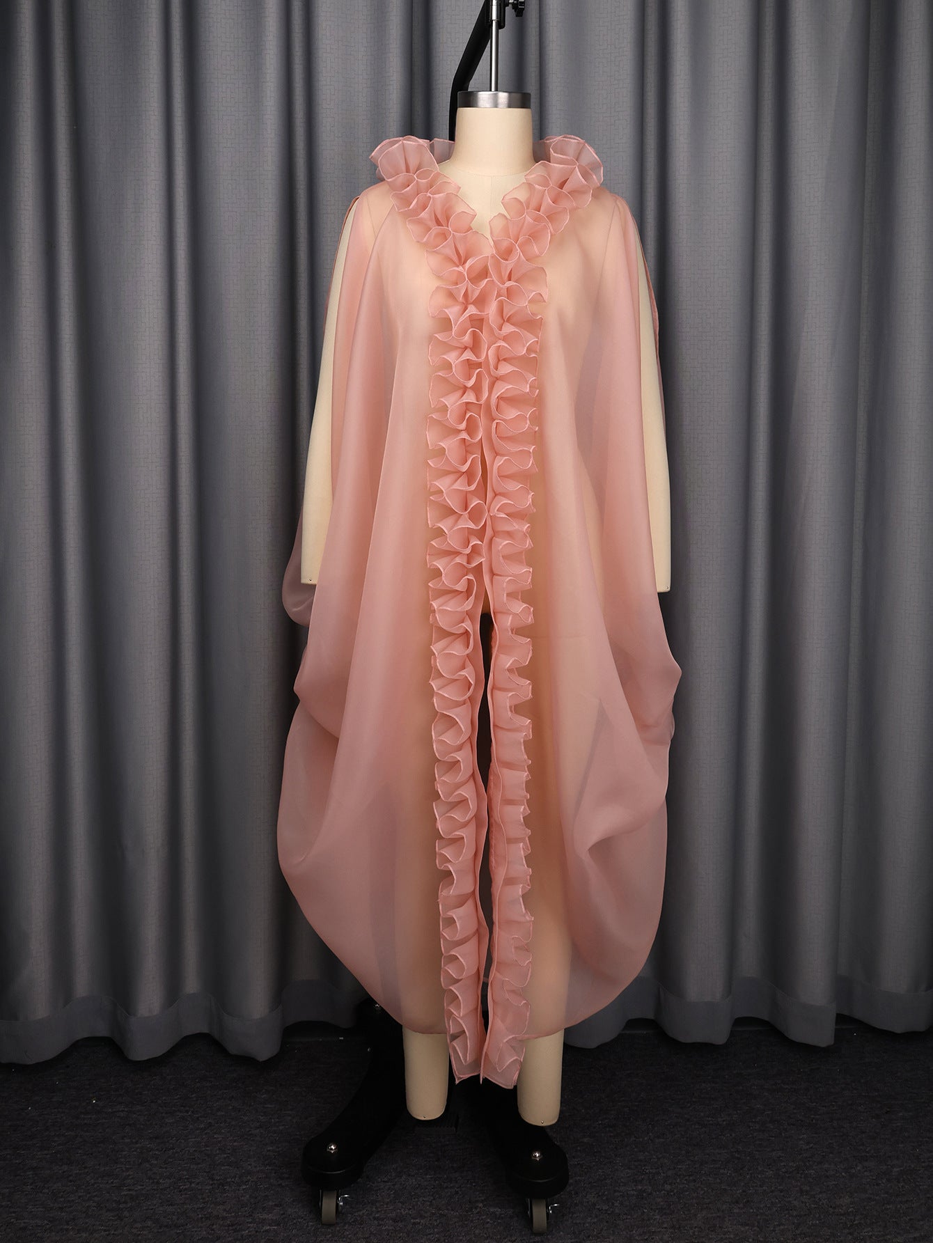 Habit :Ensemble deux pièces en dentelle plissée lâche
