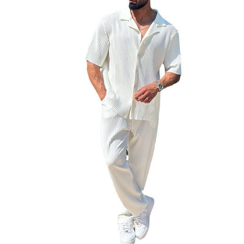 Ensemble de sport pour hommes de couleur unie