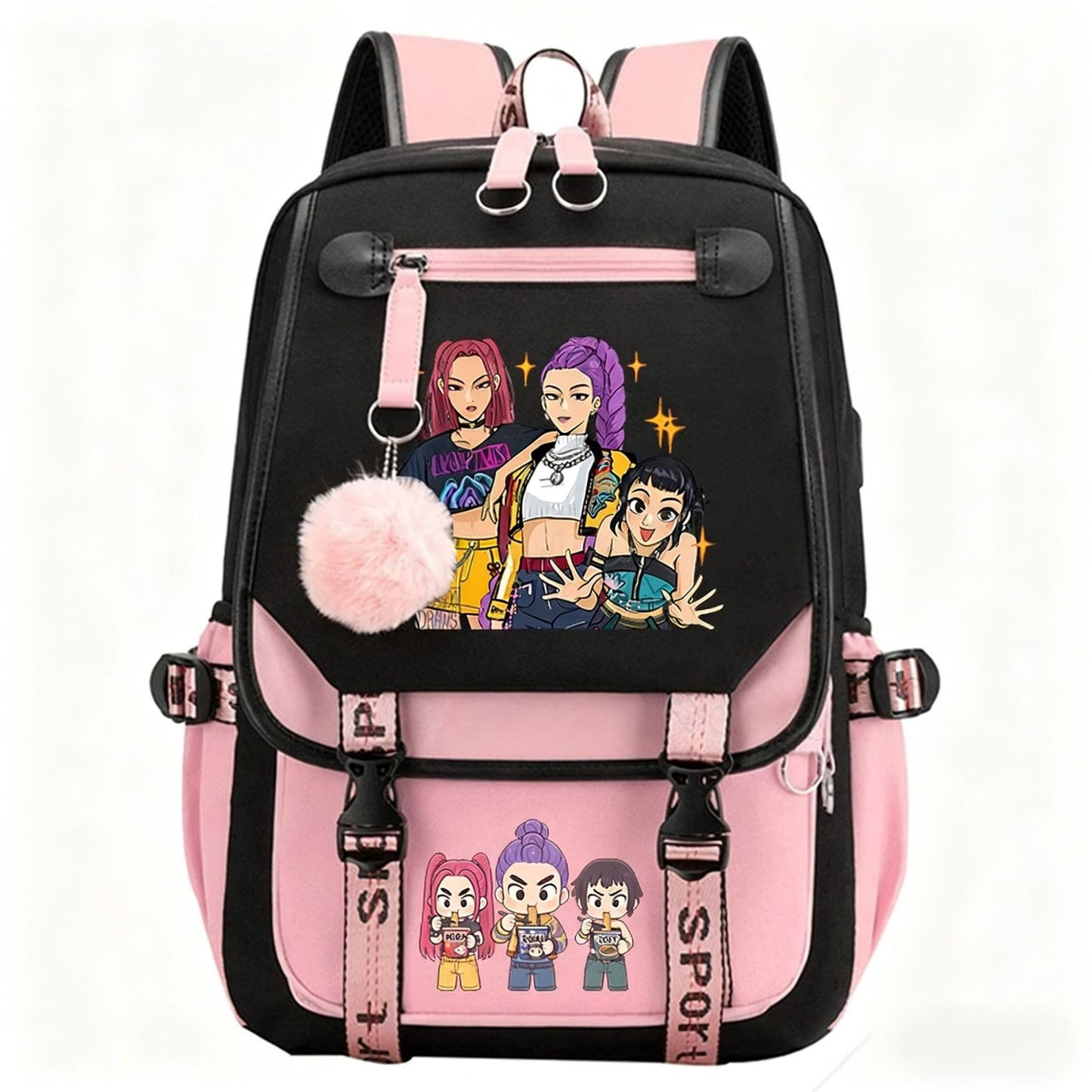 Sac à dos de dessin animé anime