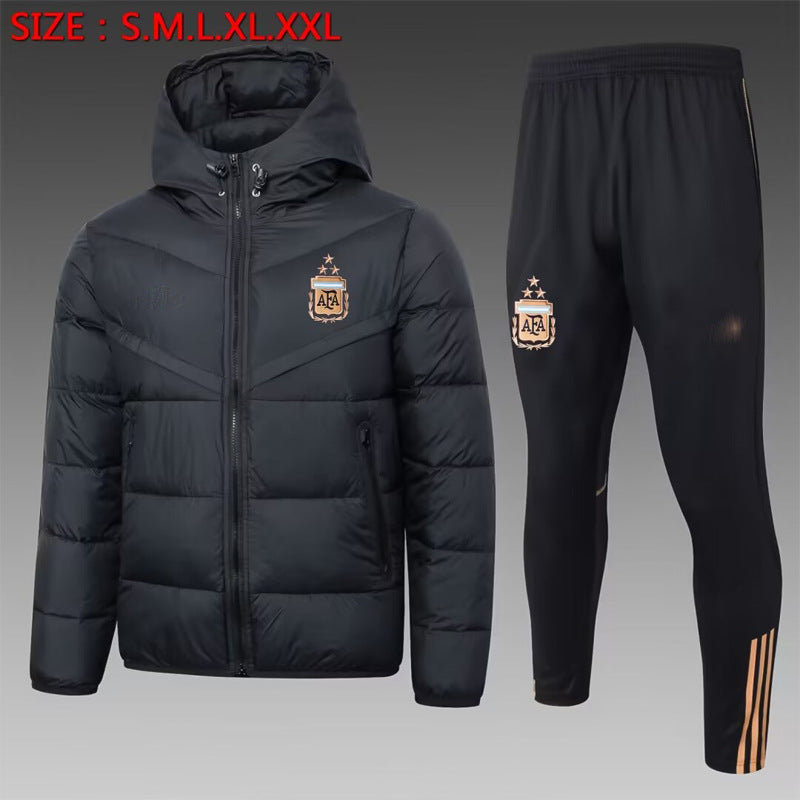 Manteau d'hiver uniforme d'entraînement de football