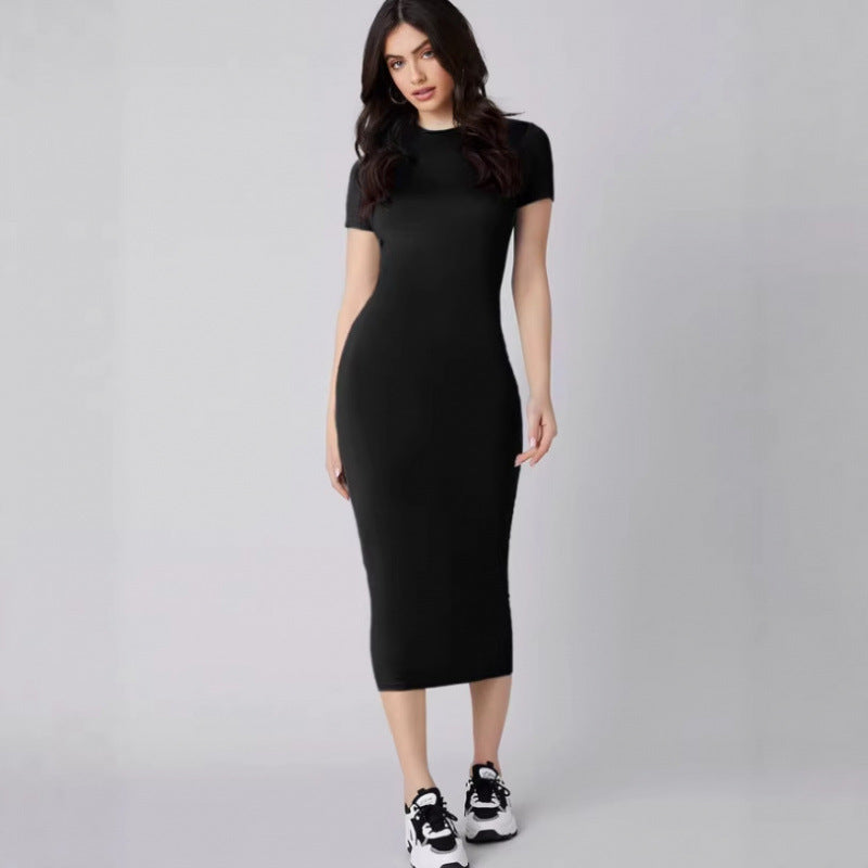 Robe moulante en tricot pour femmes