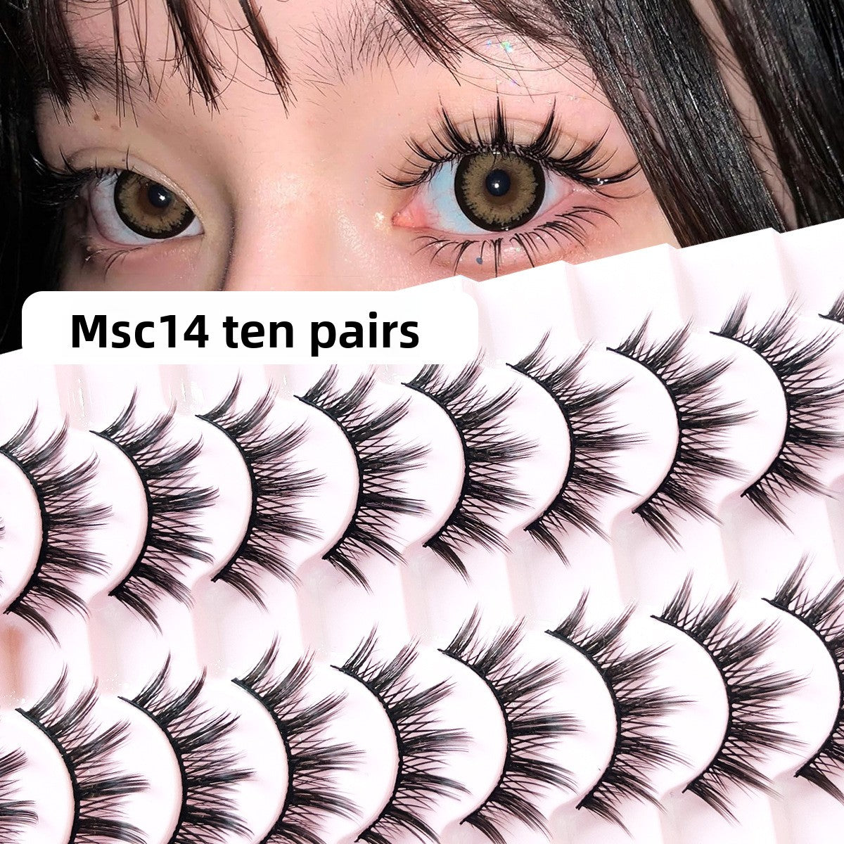 Faux cils 10 paires effet naturel