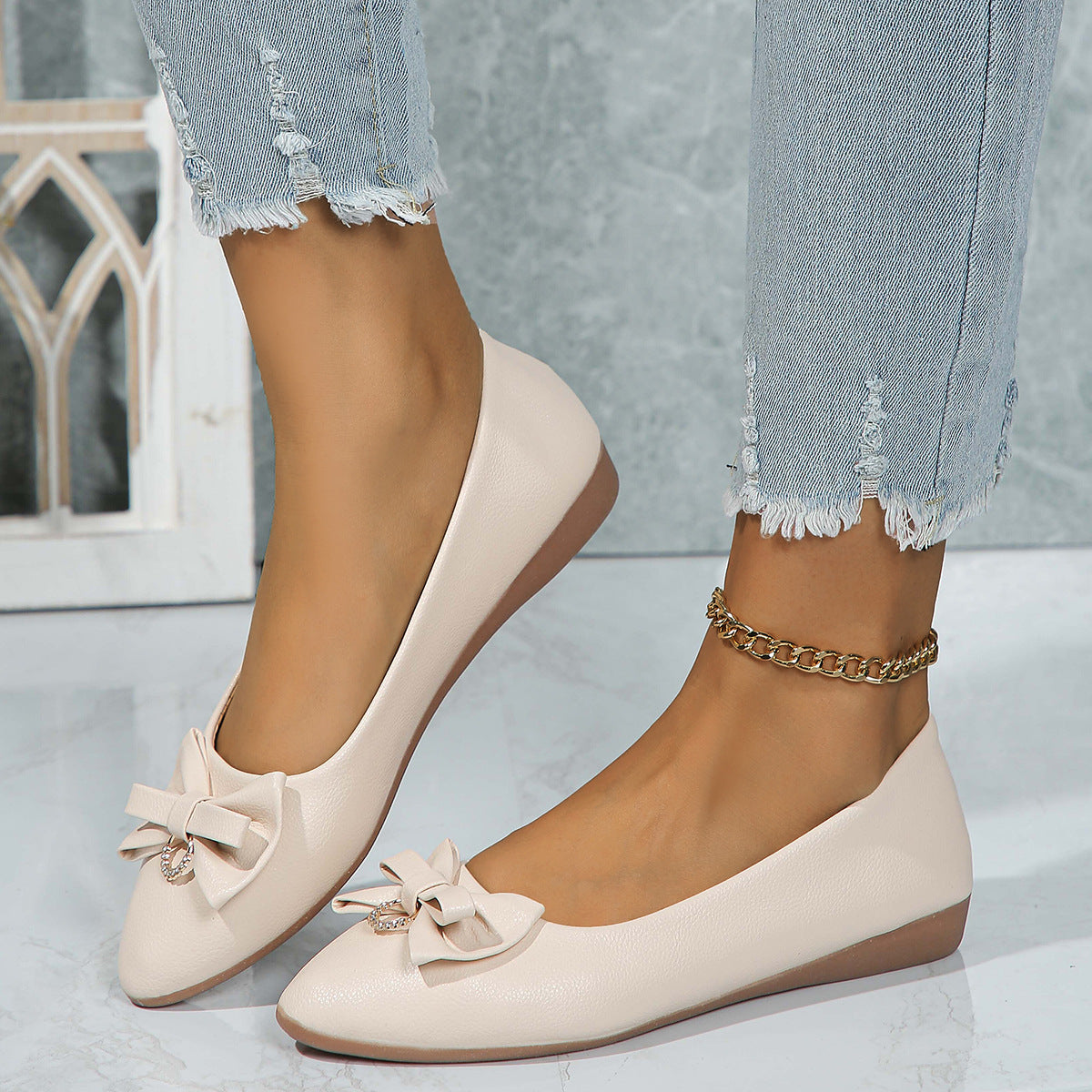 Chaussures papillon à la mode