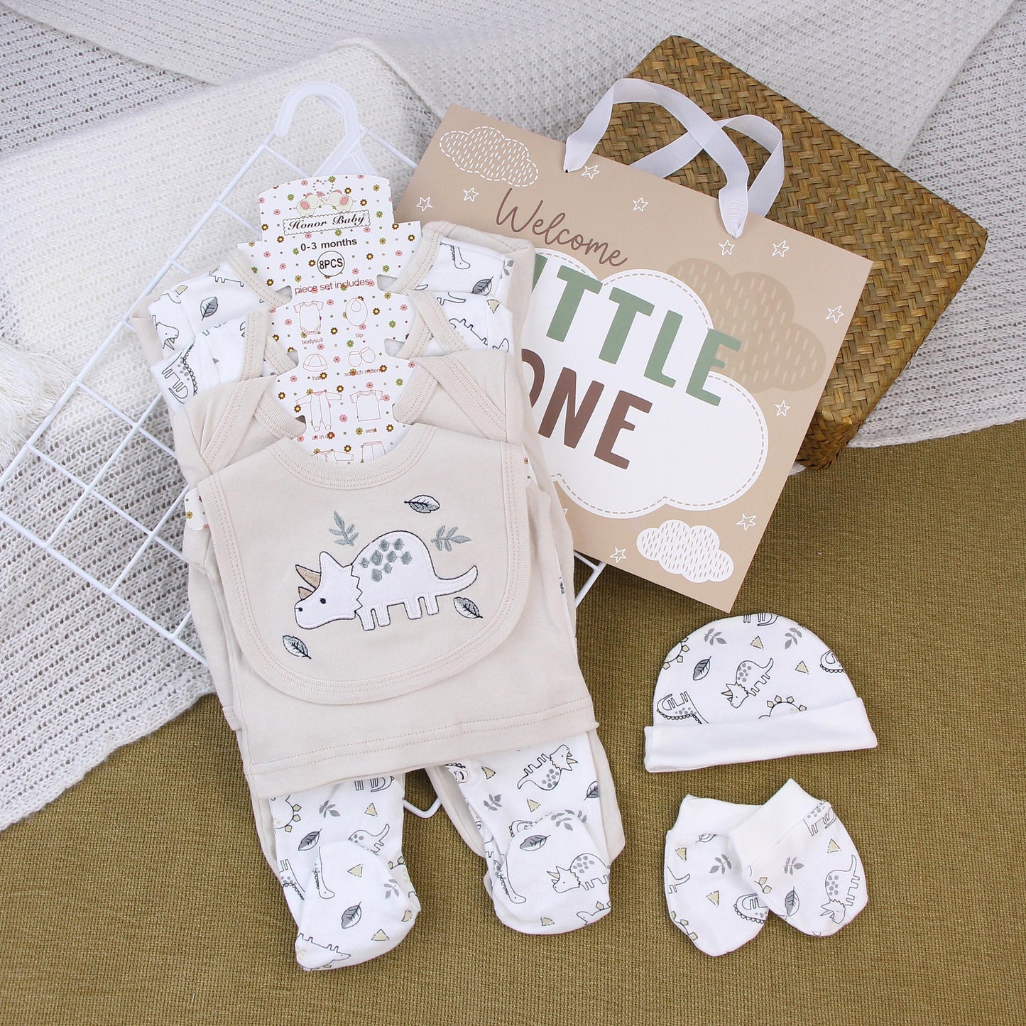 Combinaison en coton pour nouveau-né