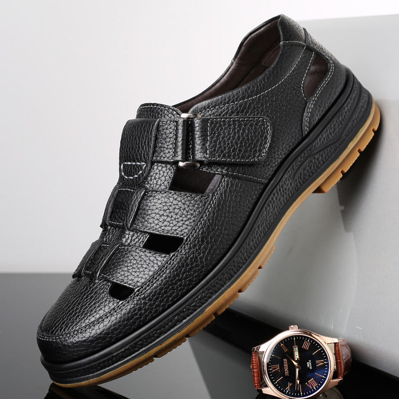 sandales en cuir pour hommes