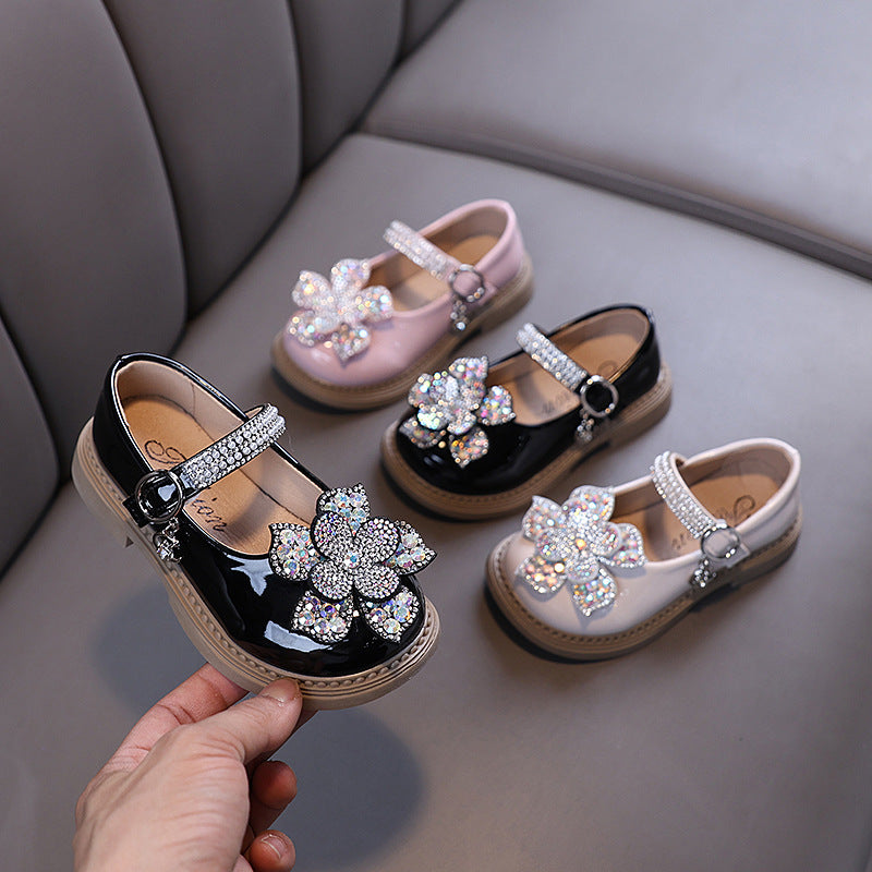 Chaussures habillées princesse diamant pour filles