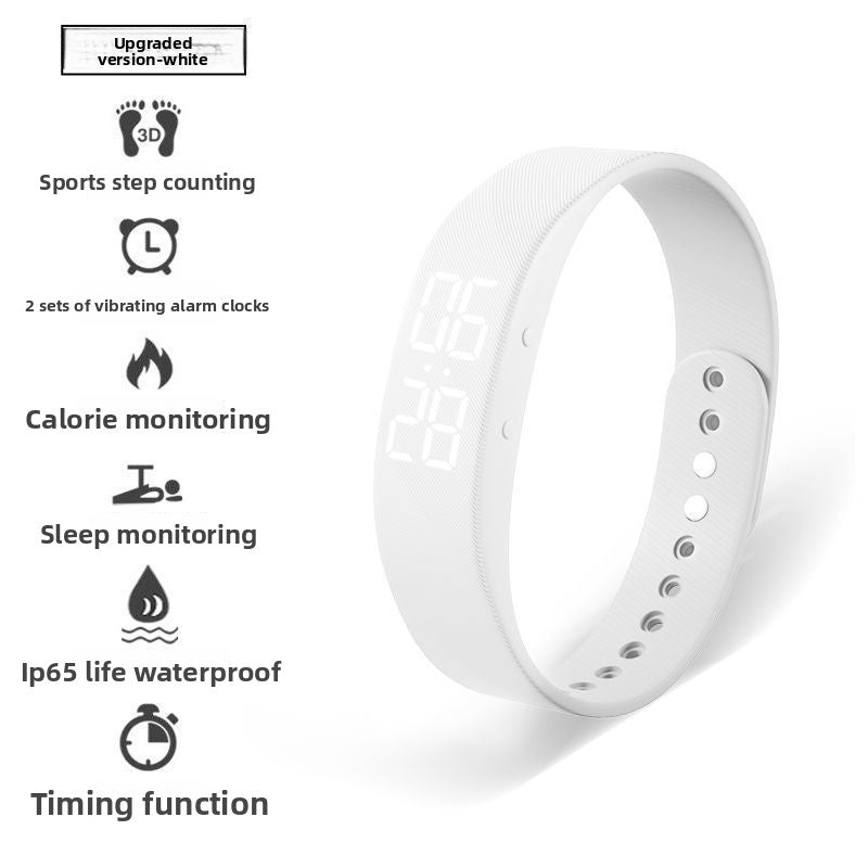 Montre réveil à vibration silencieuse multifonction