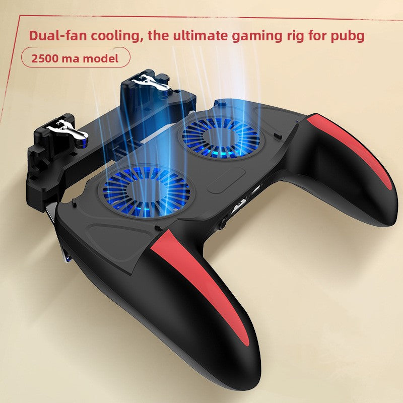Poignée de manette de jeu avec refroidissement à double ventilateur H10
