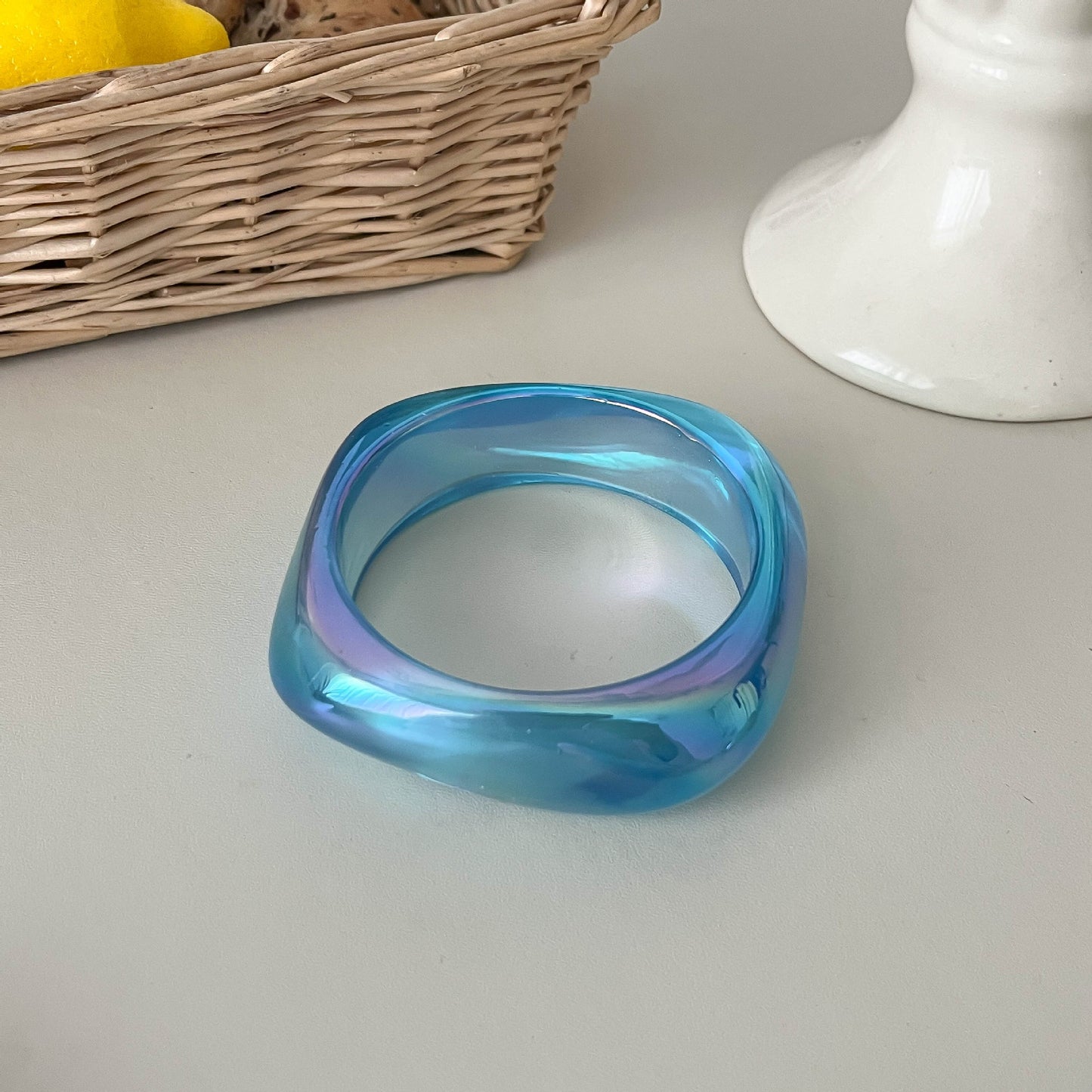 Bracelets en acrylique transparent