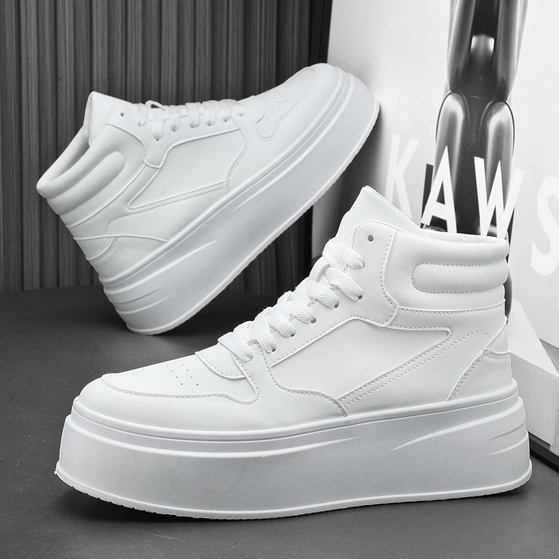 Chaussures montantes à semelles épaisses pour hommes