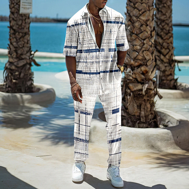Chemise à manches courtes pour homme