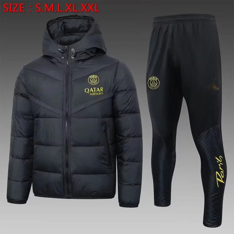 Manteau d'hiver uniforme d'entraînement de football